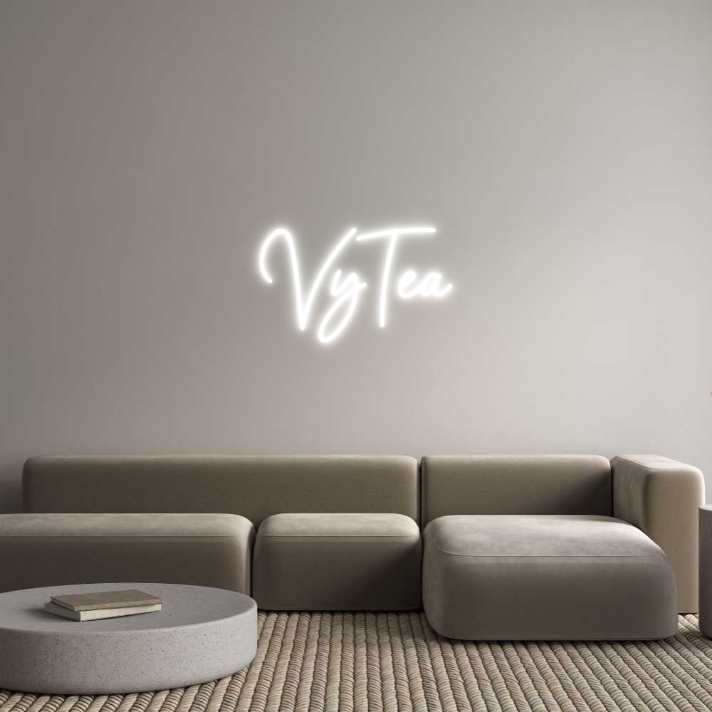 Custom Neon Sign Online Editor VyTea