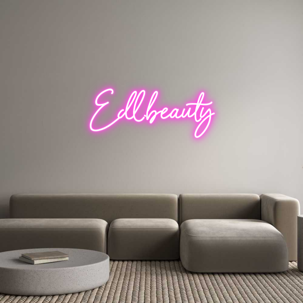 Custom Neon Sign Online Editor Edl.beauty
