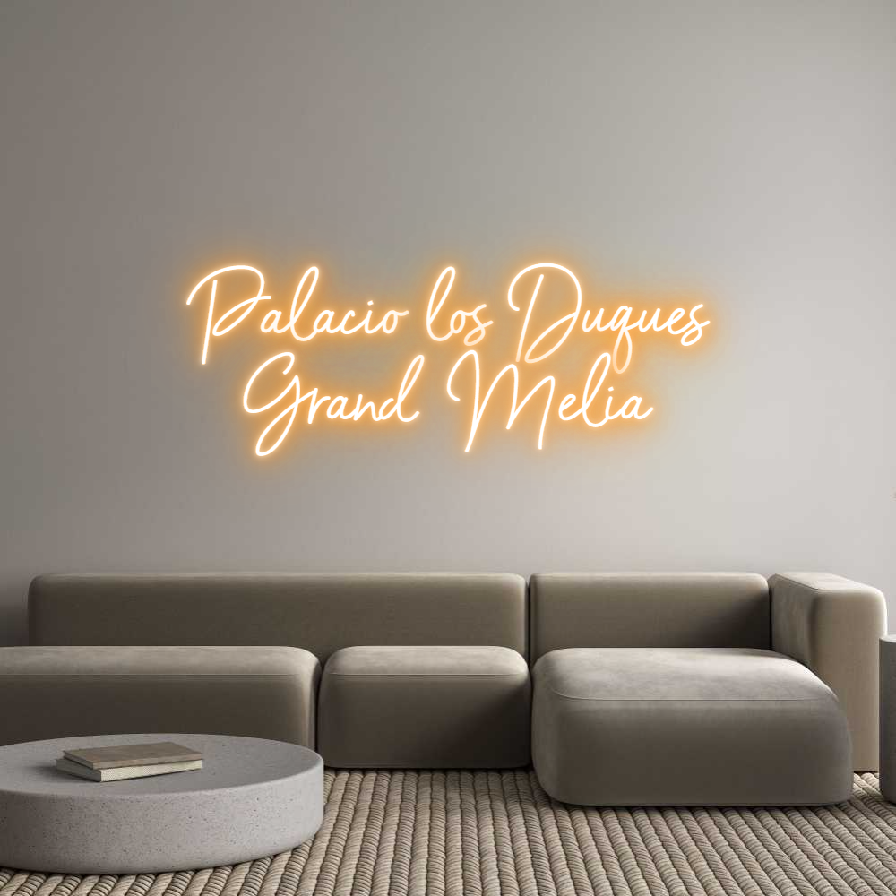 Custom Neon Sign Online Editor Palacio los D...