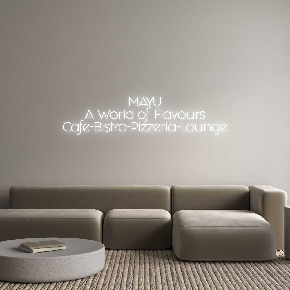 Custom Neon Sign Online Editor MAYU
A World...