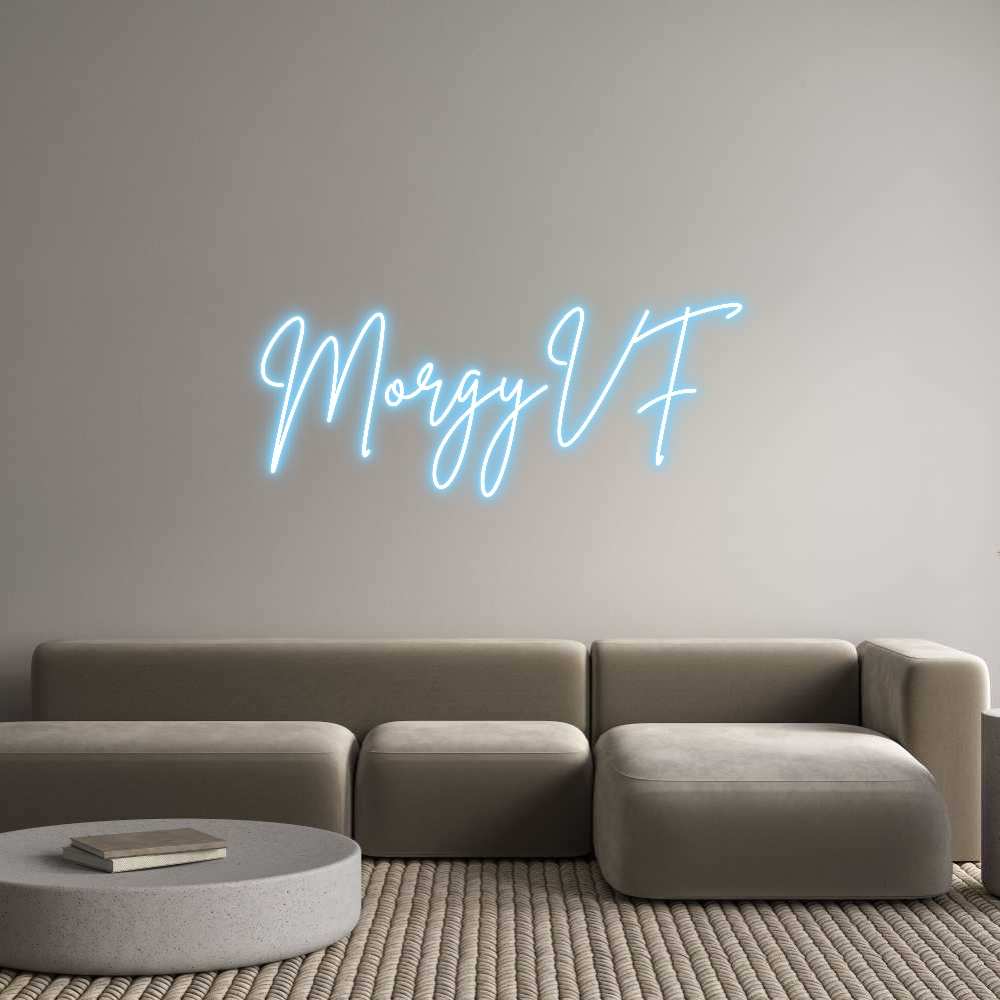 Custom Neon Sign Online Editor MorgyVF