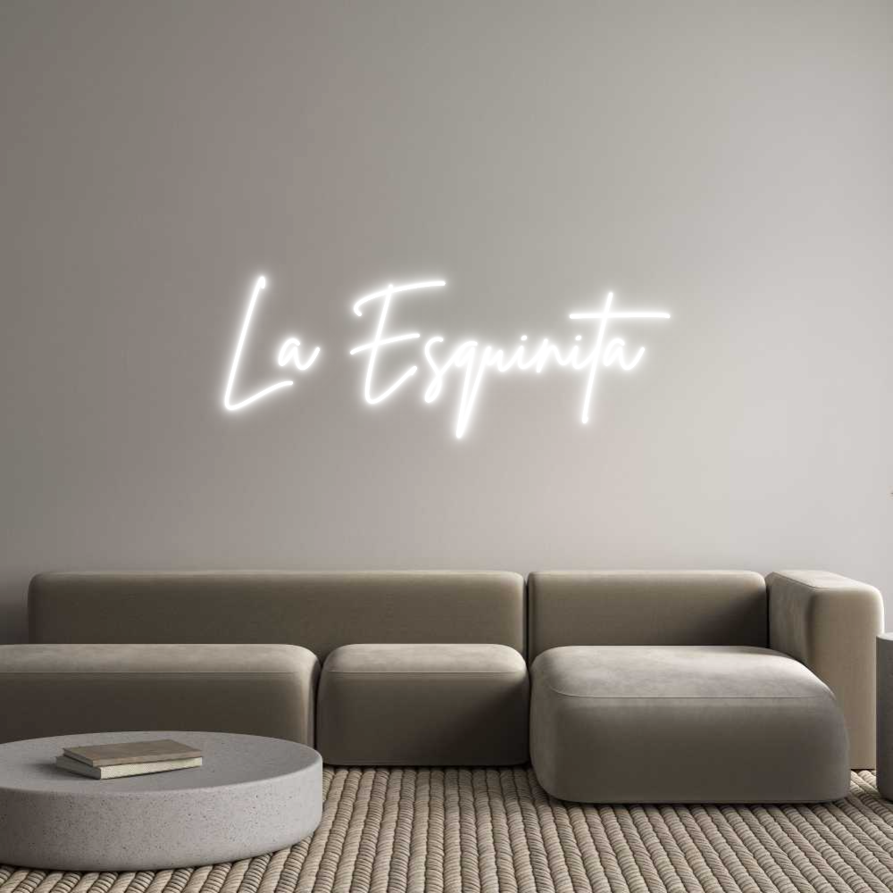 Custom Neon Sign Online Editor La Esquinita