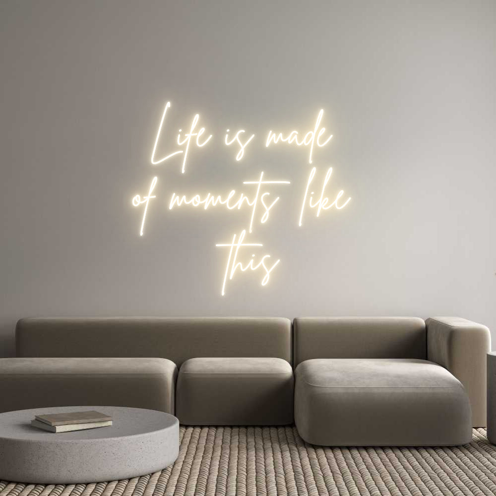 Custom Neon Sign Online Editor Life is made ...