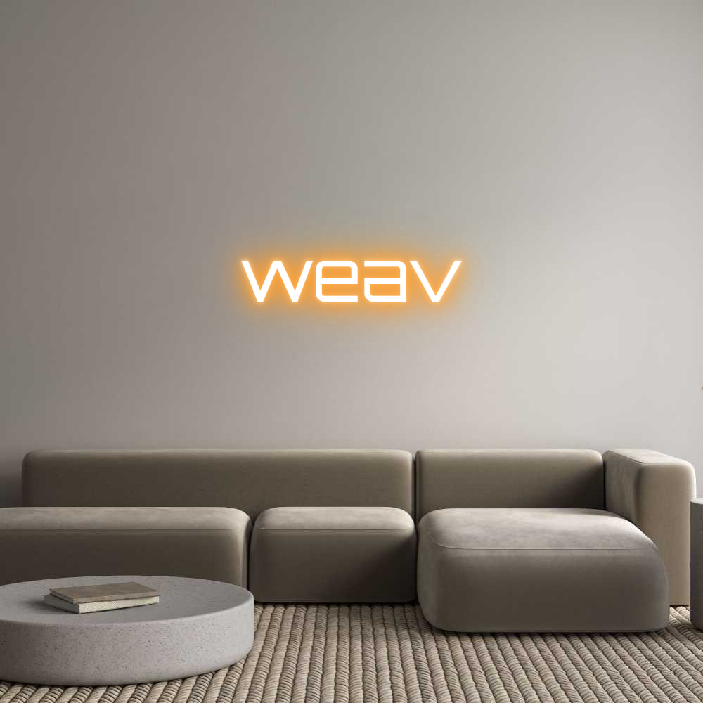 Custom Neon Sign Online Editor weav