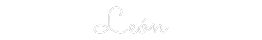 Custom Neon Sign Online Editor León