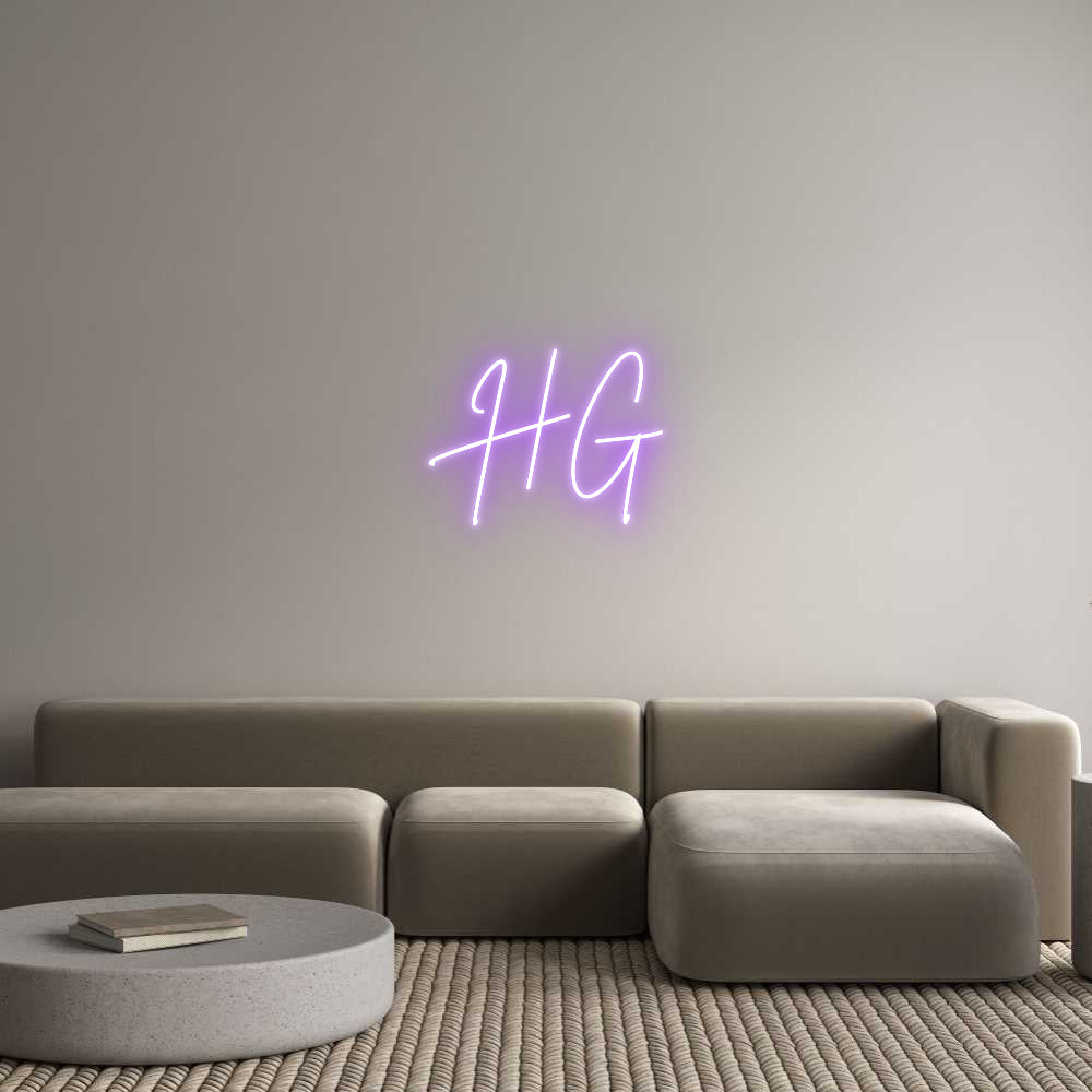 Custom Neon Sign Online Editor HG
