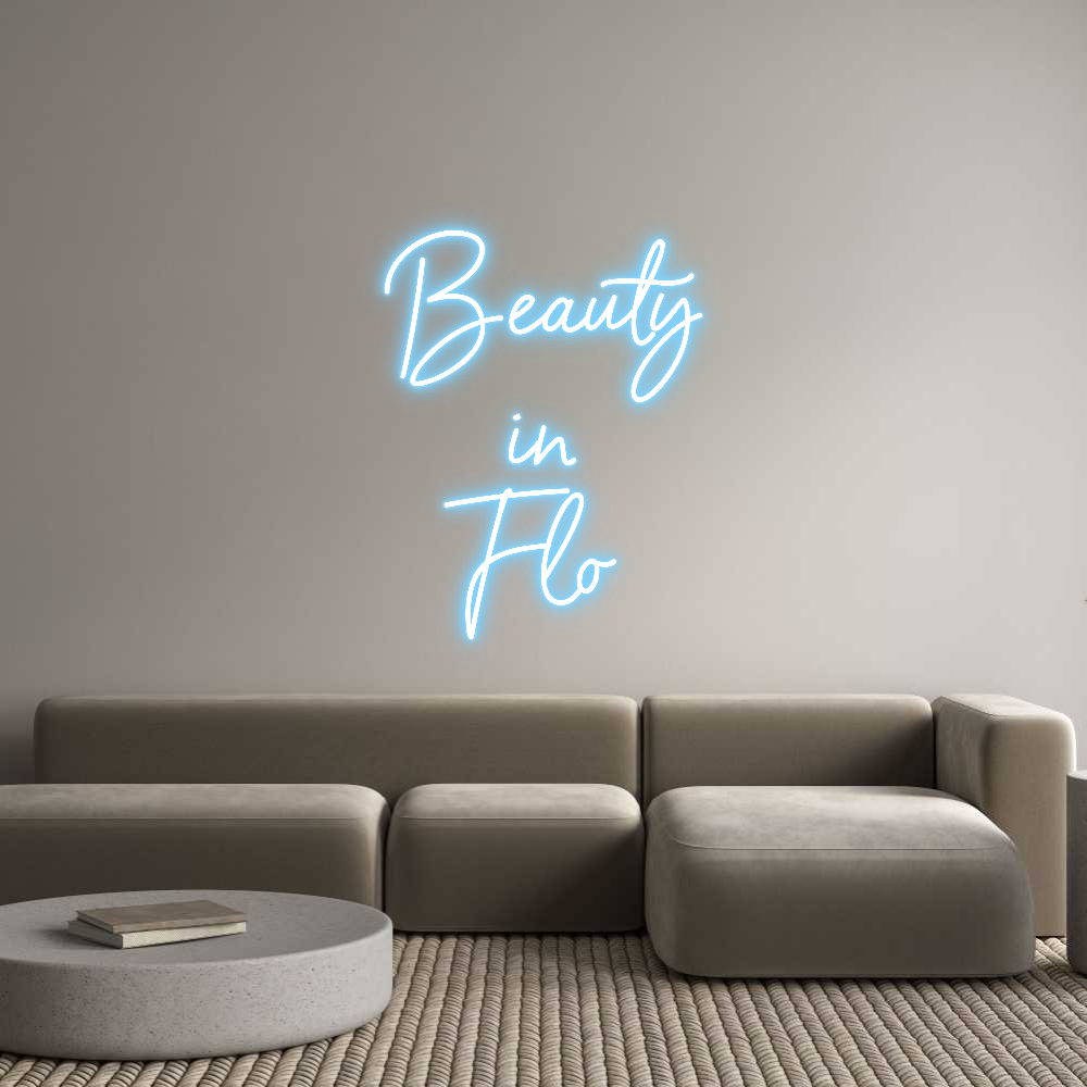 Custom Neon Sign Online Editor Beauty
 in 
...