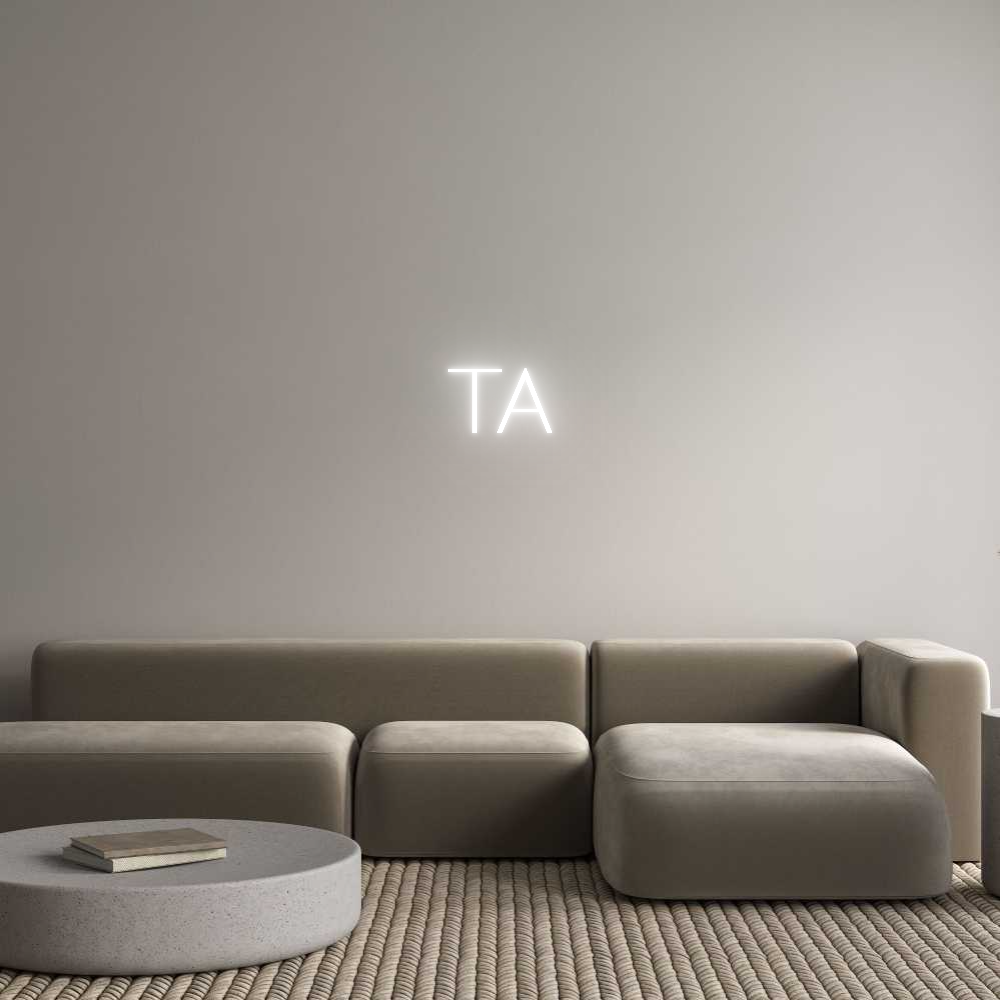 Custom Neon Sign Online Editor TA