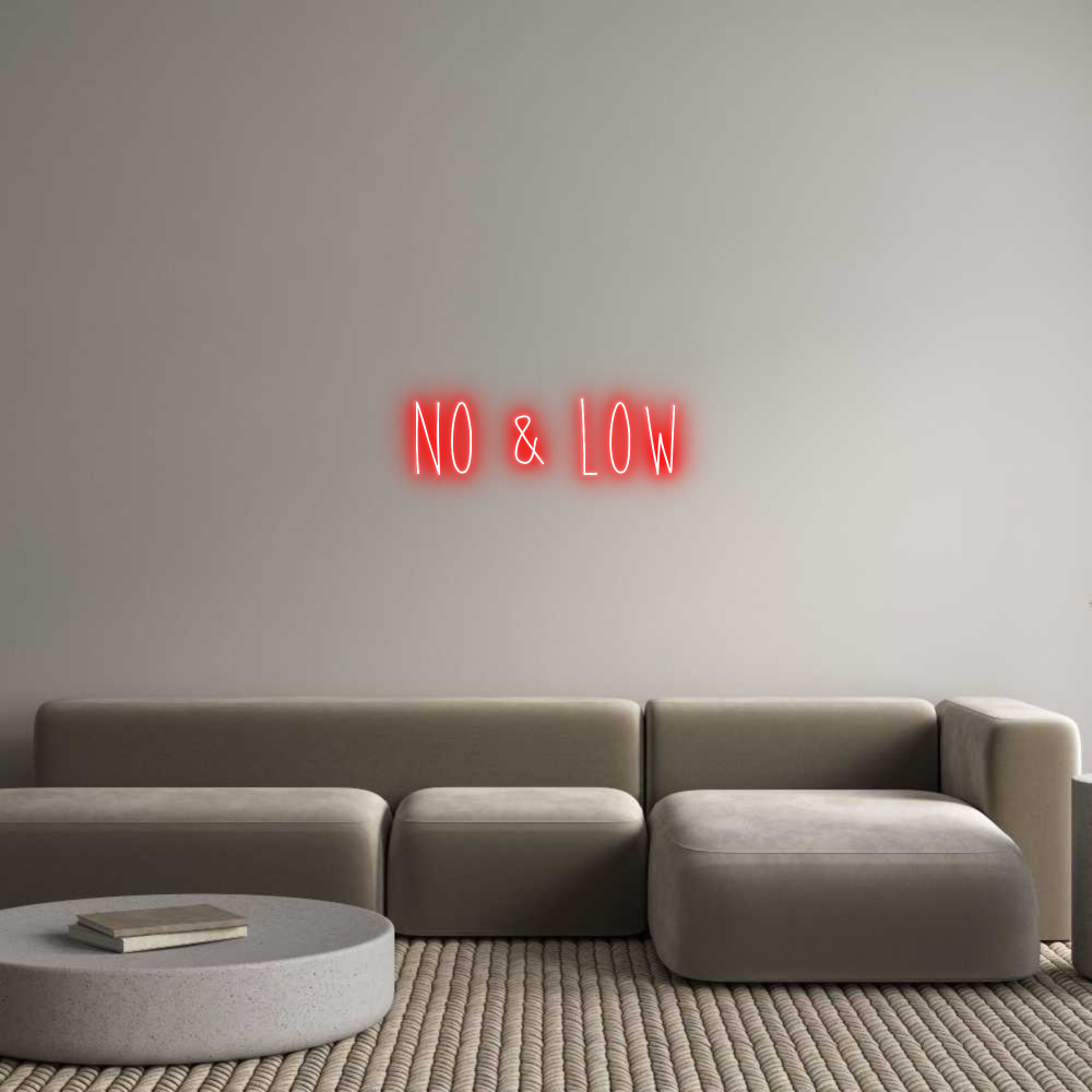 Custom Neon Sign Online Editor No & Low