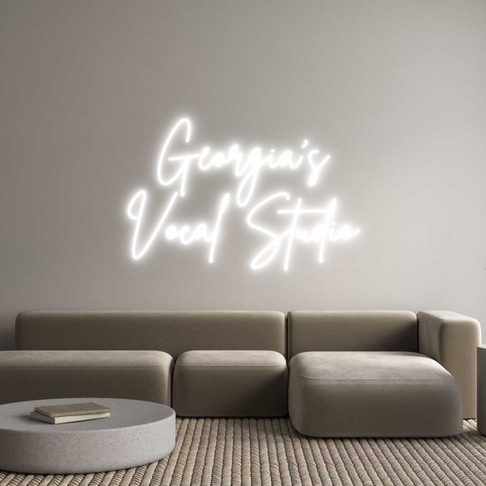 Custom Neon Sign Online Editor Georgia's
Vo...