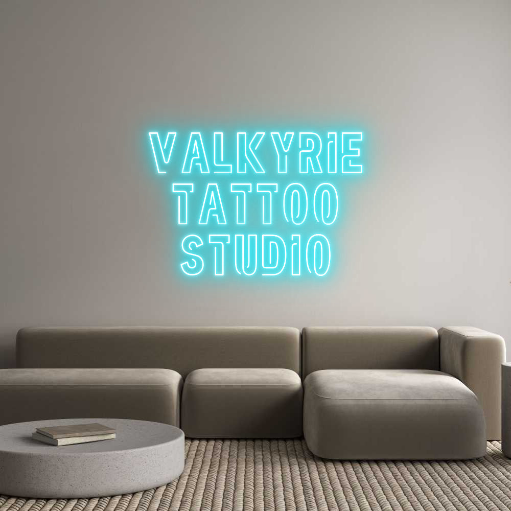 Custom Back Lit Neon Sign Online Editor Valkyrie
Tat...