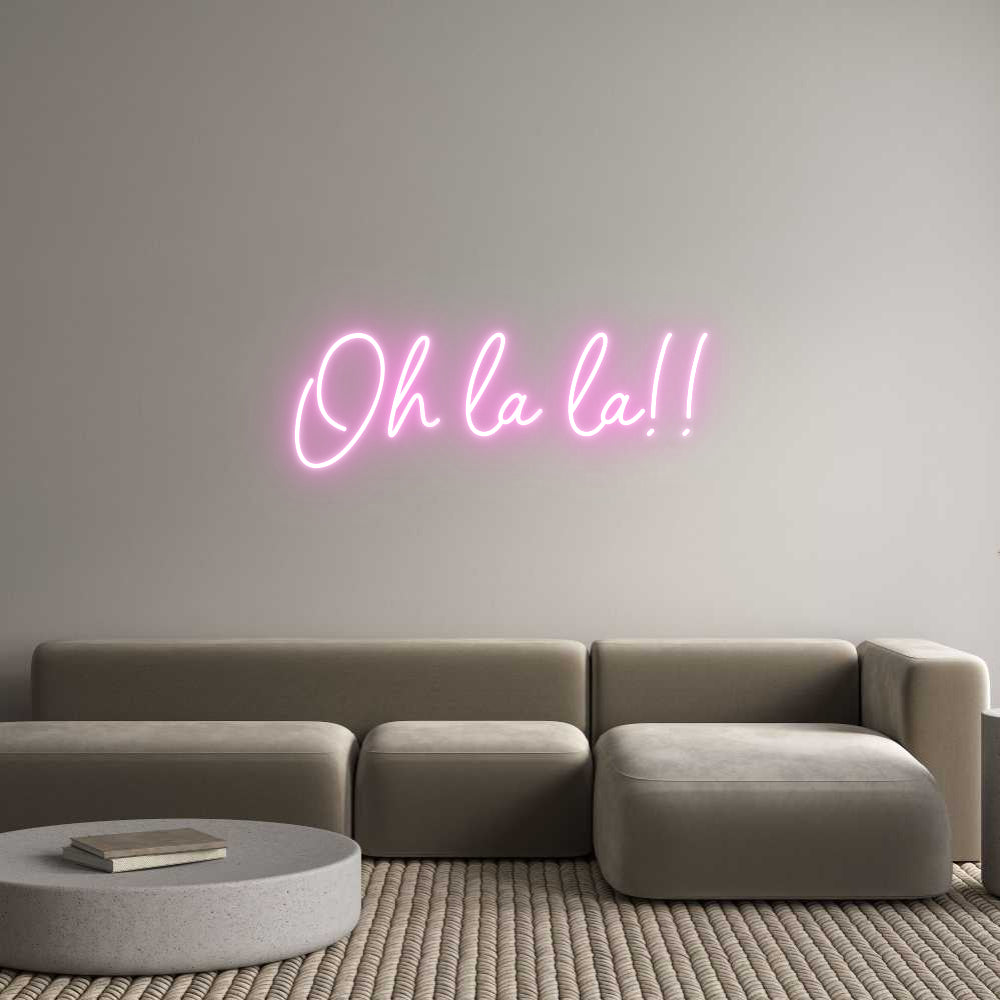 Custom Neon Sign Online Editor Oh là là!!