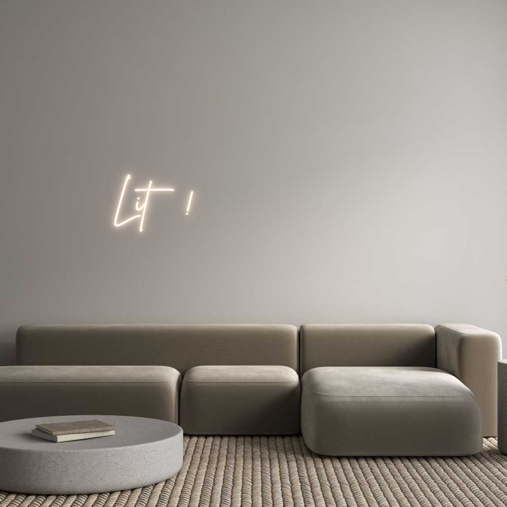 Custom Back Lit Neon Sign Online Editor  Lit !       ...