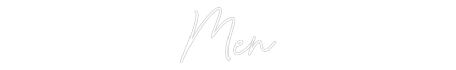 Custom Neon Sign Online Editor Men