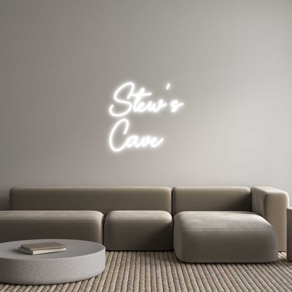 Custom Neon Sign Online Editor Stew’s
Cave