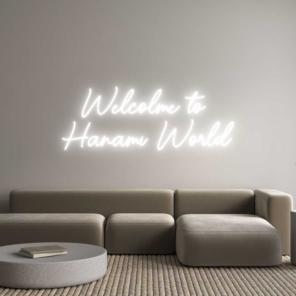 Custom Neon Sign Online Editor Welcolme to 
...