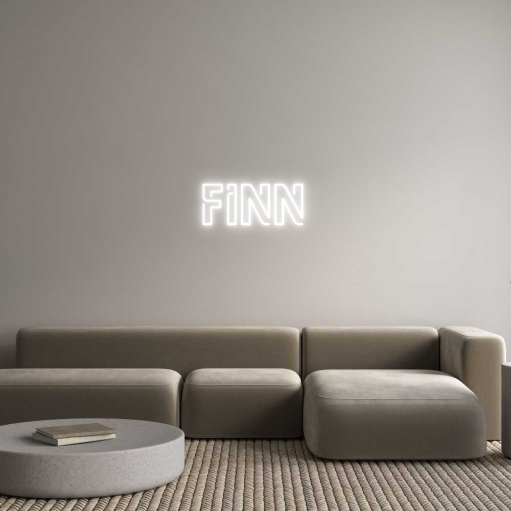 Custom Neon Sign Online Editor Finn