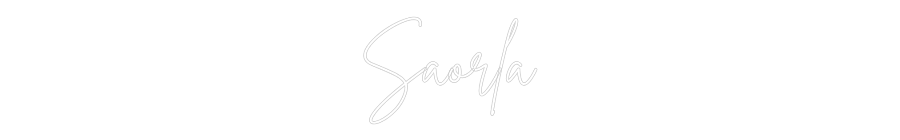 Custom Neon Sign Online Editor Saorla