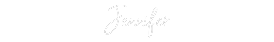 Custom Neon Sign Online Editor Jennifer