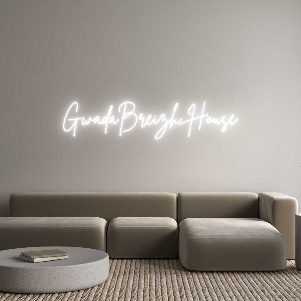Custom Neon Sign Online Editor GwadaBreizh H...