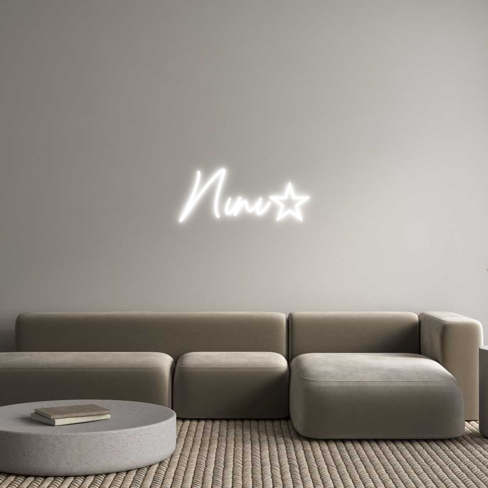 Custom Neon Sign Online Editor Nini☆