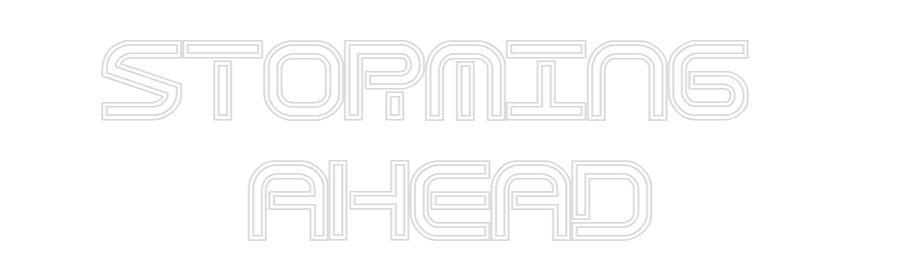 Custom Neon Sign Online Editor STORMING 
AH...