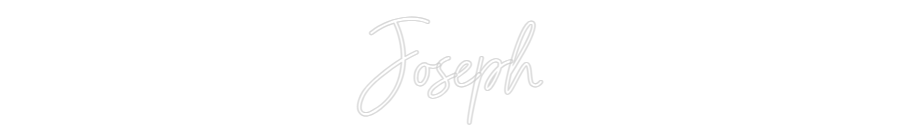 Custom Neon Sign Online Editor Joseph