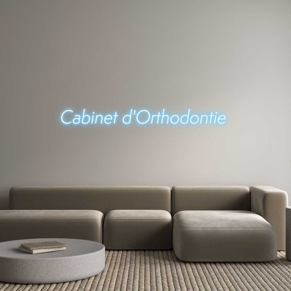 Custom Neon Sign Online Editor Cabinet d'Ort...