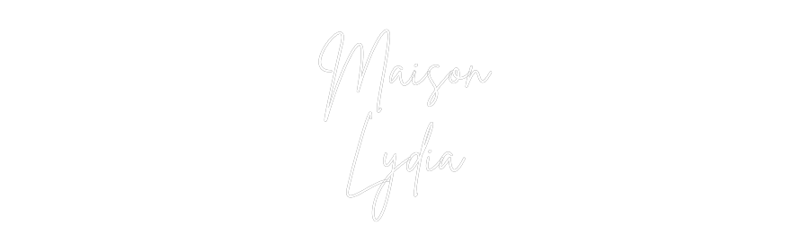 Custom Neon Sign Online Editor Maison
Lydia