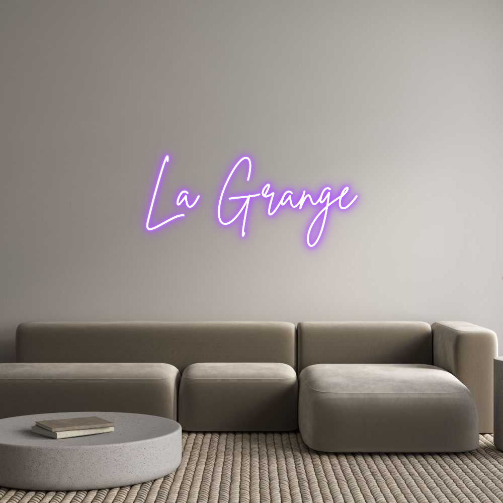 Custom Neon Sign Online Editor La Grange