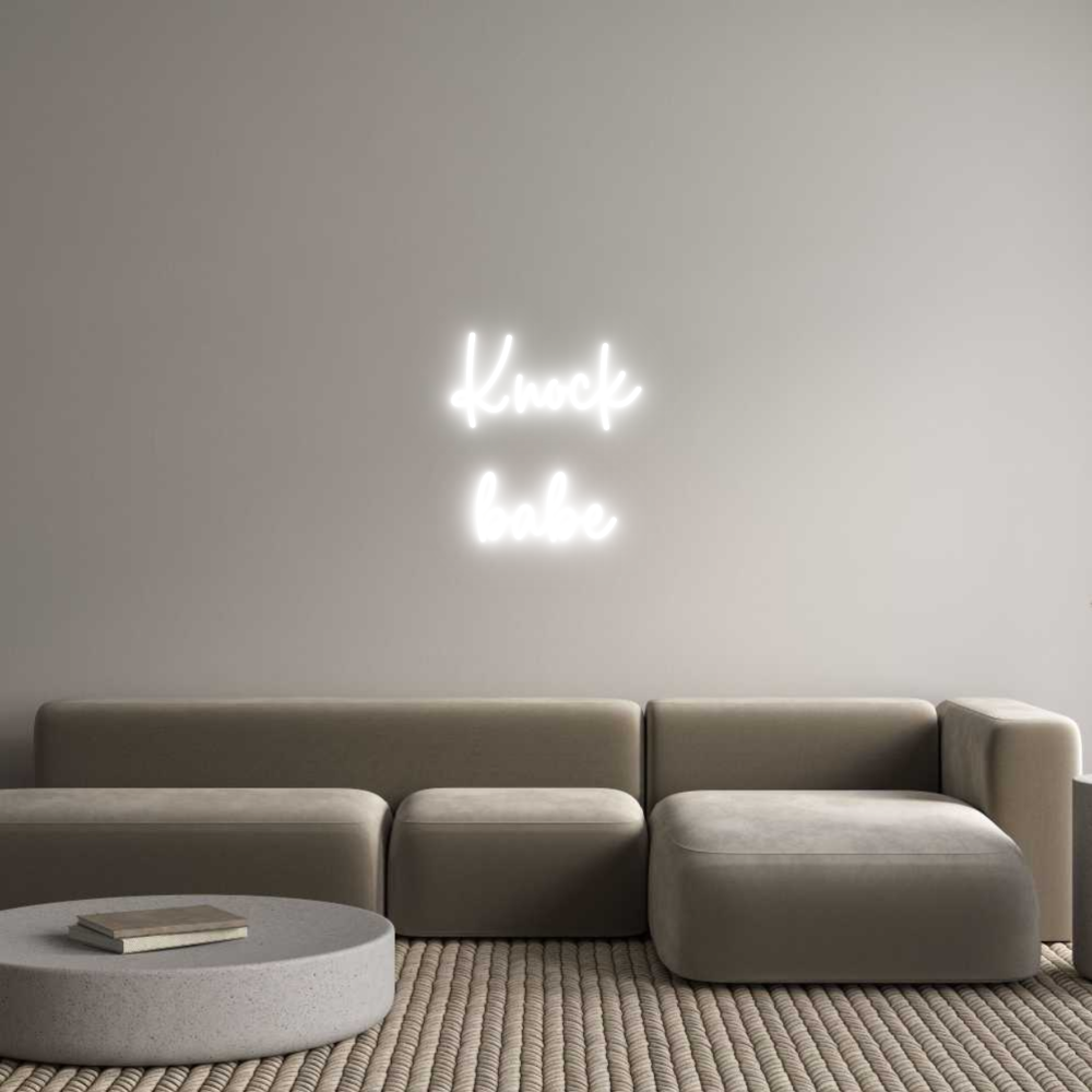 Custom Neon Sign Online Editor Knock
babe