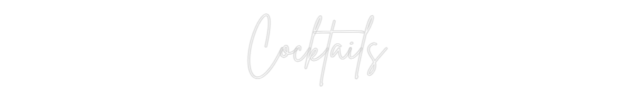 Custom Neon Sign Online Editor Cocktails