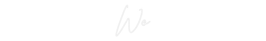 Custom Neon Sign Online Editor Wo