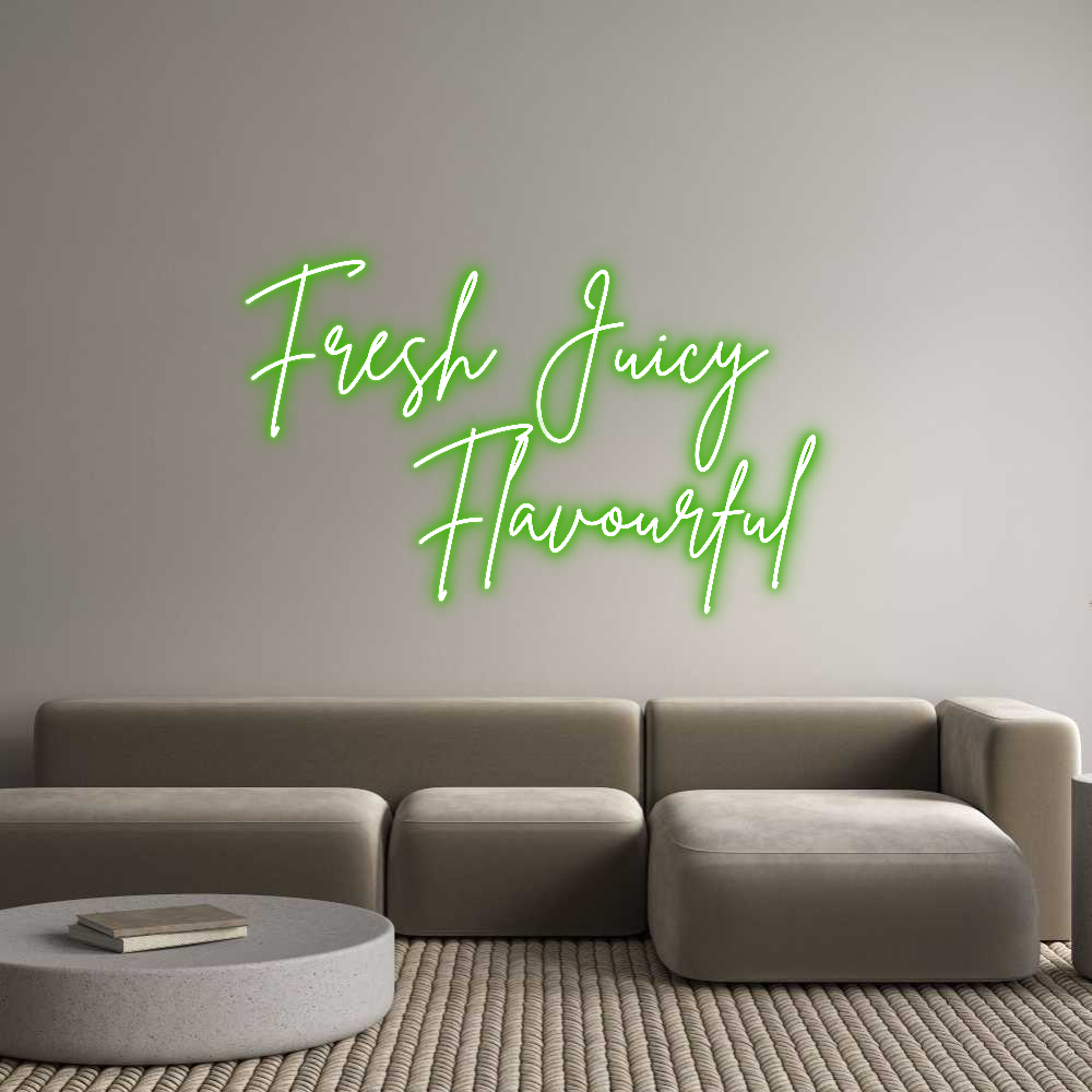 Custom Neon Sign Online Editor Fresh Juicy
...