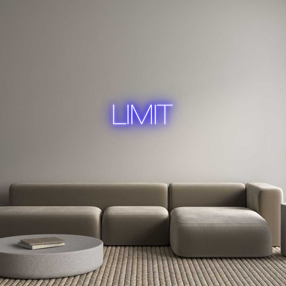 Custom Neon Sign Online Editor LIMIT