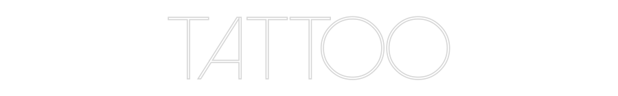 Custom Neon Sign Online Editor Tattoo