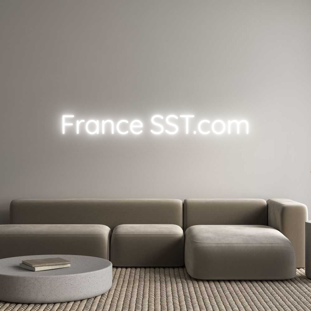 Custom Neon Sign Online Editor France SST.com
