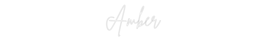 Custom Neon Sign Online Editor Amber