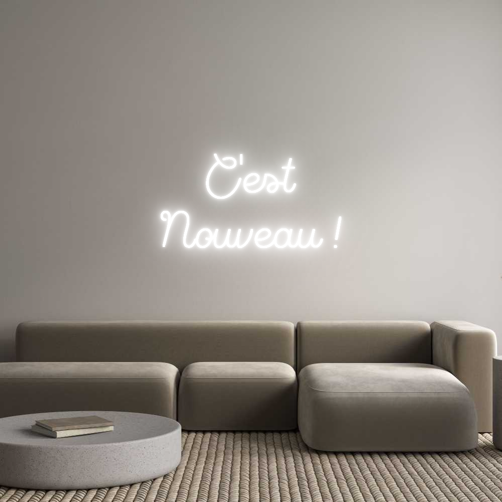 Custom Neon Sign Online Editor C'est
Nouvea...