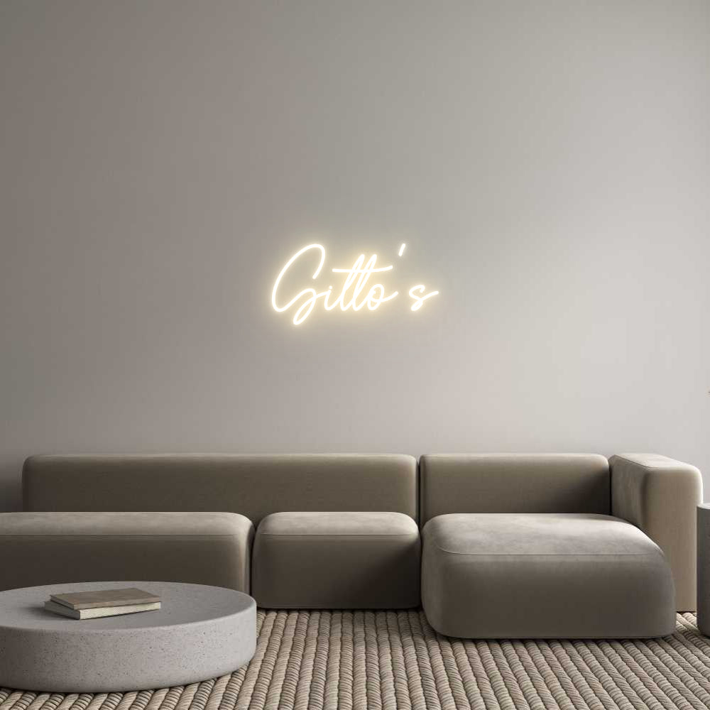 Custom Neon Sign Online Editor Gitto’s