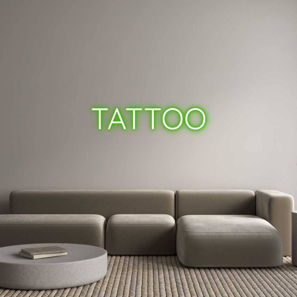 Custom Neon Sign Online Editor TATTOO