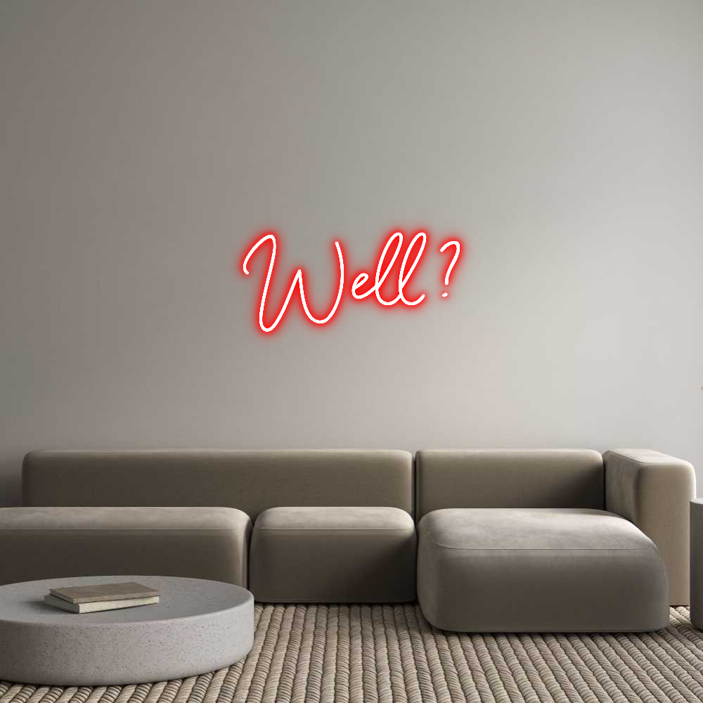 Custom Neon Sign Online Editor Well ?