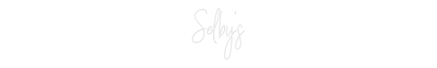 Custom Neon Sign Online Editor Selby's