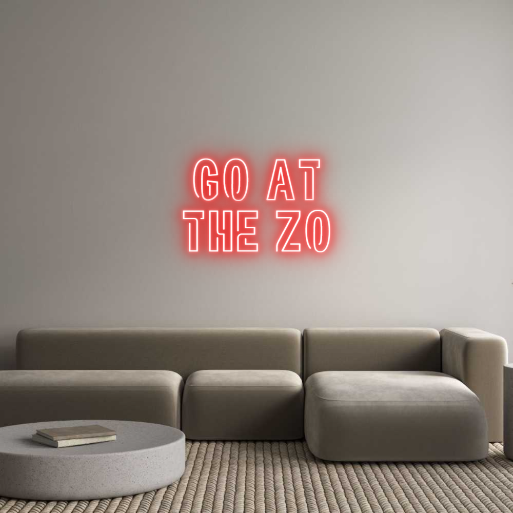 Custom Neon Sign Online Editor Go at
the ZO