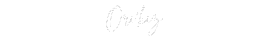 Custom Neon Sign Online Editor Ori'kiz