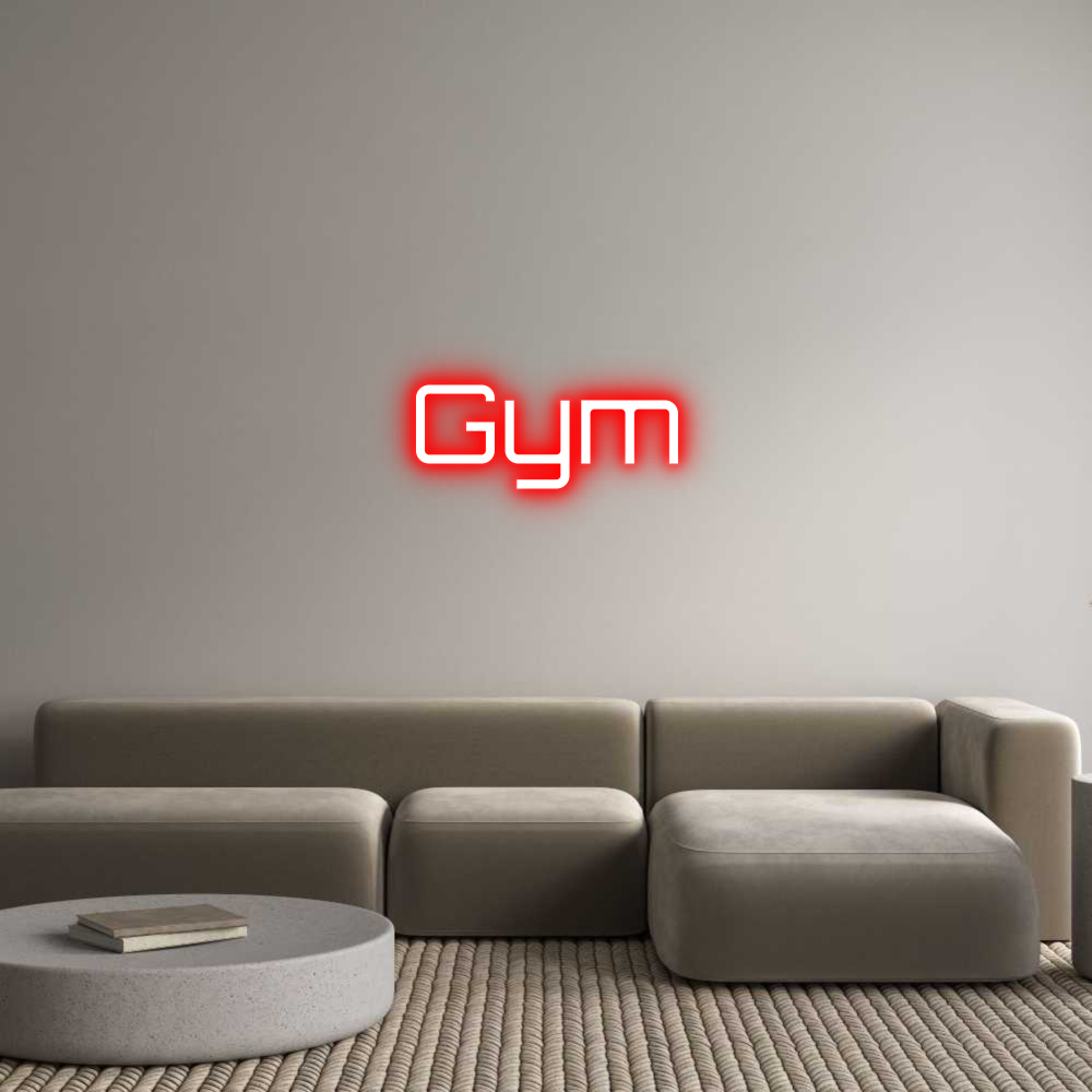 Custom Neon Sign Online Editor Gym