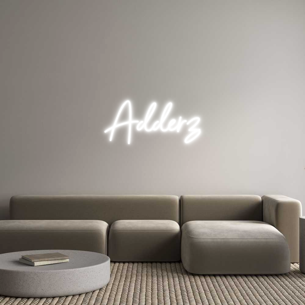 Custom Neon Sign Online Editor Adderz