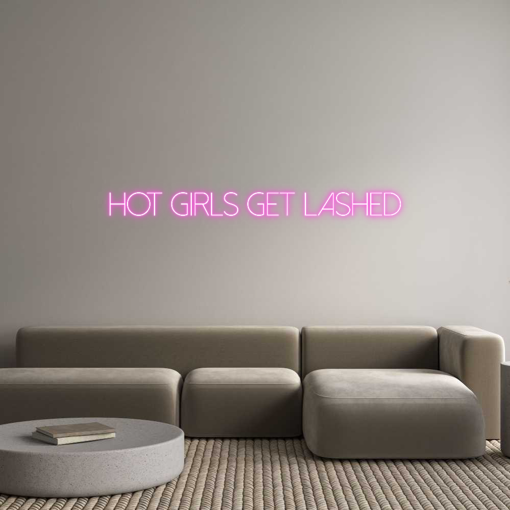 Custom Neon Sign Online Editor HOT GIRLS GET...