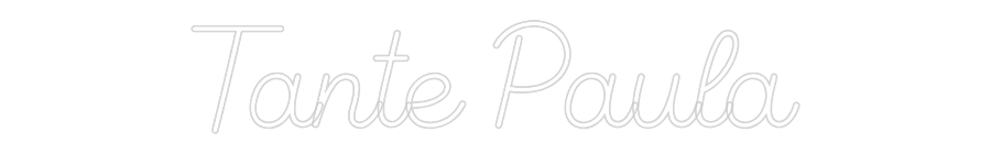 Custom Neon Sign Online Editor Tante Paula
