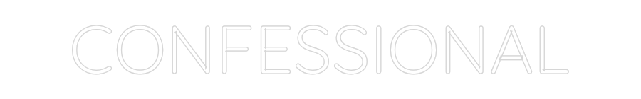 Custom Neon Sign Online Editor CONFESSIONAL